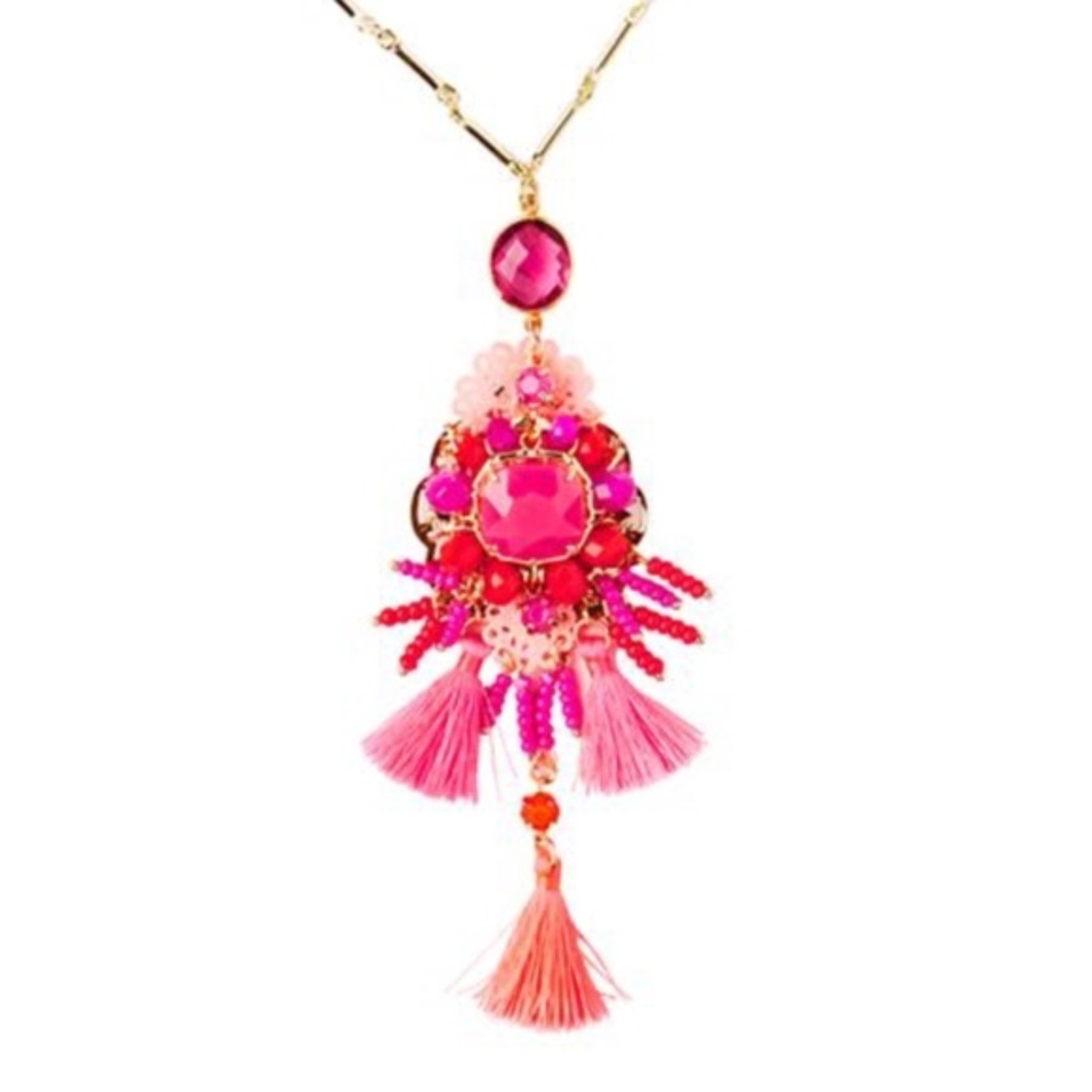 Lilly Pulitzer Island Exotic Necklace Raz Berry